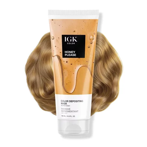 Vista 33 de IGK - Máscara de depósito de color A La Plage Boosts Shine & Enhances Blonde Tones, Refreshes Color, Conditioning Treatment, Vegan + Cruelty-Free