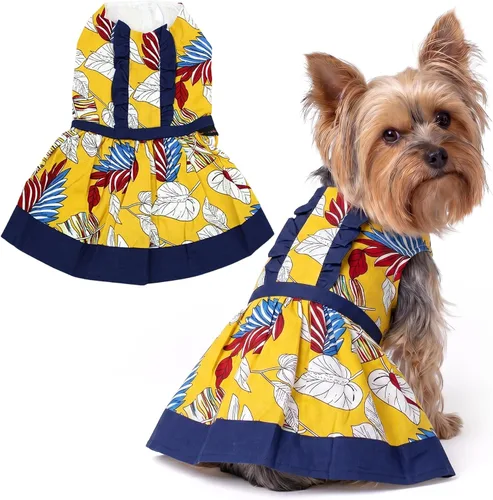 Vista 57 de Parisian Pet Chambray - Vestido para perro - Ligero sin mangas para perro, niña, talla XS Chambray en general