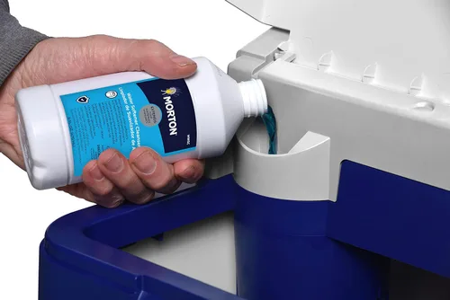 Vista 2 de Morton MWSC Suavizante de agua universal, limpiador, color blanco desaturado, 16 fl oz