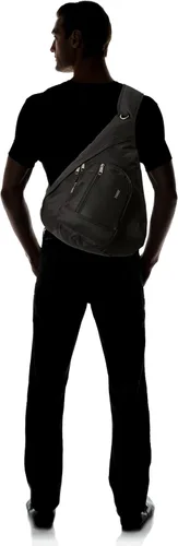 Vista 5 de Everest mochila bandolera, Negro), BB015-BK