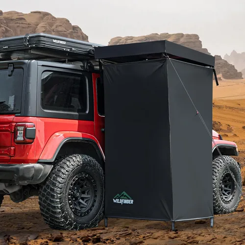 Vista 11 de WildFinder Toldo retráctil para automóvil de 8.2 x 6.6 pies, parasol impermeable para SUV