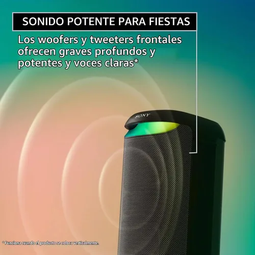 Vista 3 de Sony SRS-XV500 Altavoz inalámbrico portátil Bluetooth para fiesta