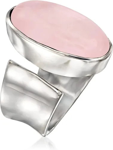 Vista 3 de Ross-Simons Anillo envolvente en plata de ley, Piedra preciosa, Ónix