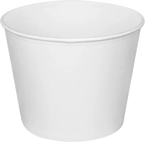 Vista 10 de Karat Paquete C-FB85W (7.441 in) cubos de comida de 85 onzas con tapas de papel (caja de 180)