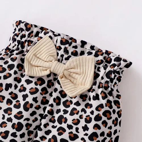 Vista 6 de Ropa para bebé recién nacida, con volantes, mameluco de algodón floral, conjunto de pantalones de algodón para niñas