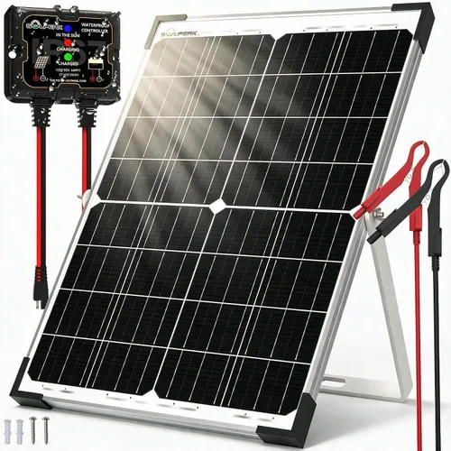 Vista 12 de Kit de paneles solares SOLPERK 10W 12V