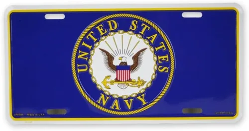 Vista 11 de Placa de matrícula con logotipo del Ejército de los Estados Unidos Tamaño estándar 6" x 12", Placa de matrícula de aluminio para coches, SUV