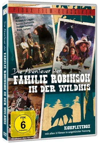Vista 2 de The Adventures of Robinson Family in the Wilderness colección completa - Juego de 3 DVD Las aventuras de la familia Wilderness The Further