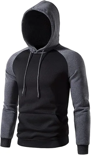 Vista 2 de Chándal casual para hombre con bolsillos, manga larga, cómodo para exteriores, para correr