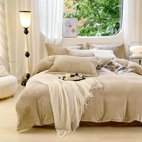 Vista 40 de Luxlovery Juego de edredón verde militar, juego de ropa de cama individual, minimalista, suave, transpirable y moderno, para todas las estaciones
