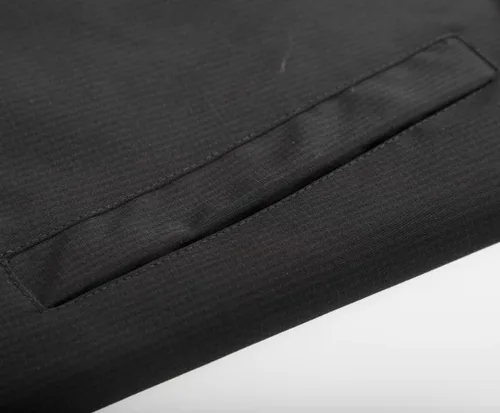 Vista 5 de Chaqueta de otoño y primavera para hombre con capucha y cordón de retazos casuales