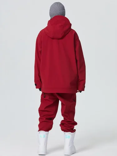 Vista 46 de RIUIYELE Traje de esquí para mujer, chaqueta y pantalones de snowboard para deportes al aire libre, traje de nieve con aislamiento impermeable