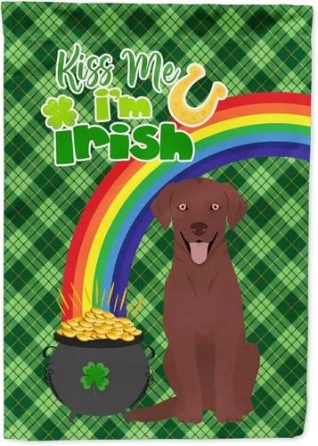 Vista 6 de Caroline's Treasures WDK4731GF - Bandera decorativa para jardín del día de San Patricio, color negro y tostado, Airedale Terrier, para jardín
