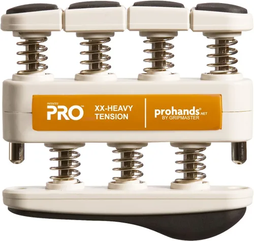 Vista 17 de Prohands PRO Ejercicio de Mano, Ejercitador de Dedos (Fortalecedor de Agarre de Mano), con Resorte, Sistema de Pistón de Dedos, Aislamiento