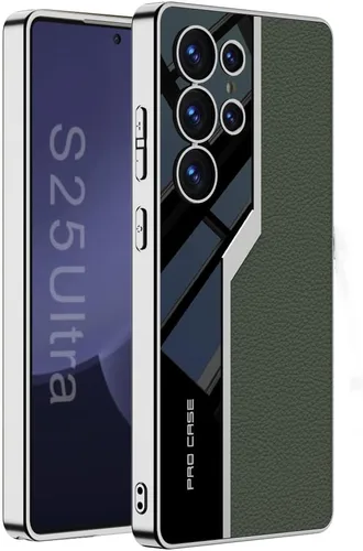 Vista 17 de Lunivop Para Samsung Galaxy S24 Ultra Funda TPU Marco y Volver PU Cubierta de cuero Funda de silicona delgada para S 24 Ultra 6.8 '' 5G 2024 a