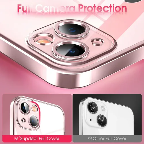 Vista 683 de Supdeal Funda cristalina transparente para iPhone 11, [No se amarillea] [Protección de la cámara] [Probado contra caídas de grado militar] Funda