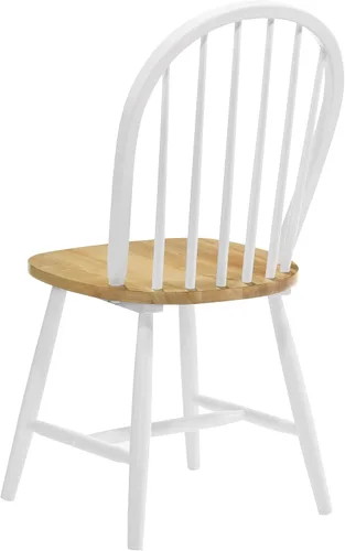 Vista 8 de Coaster Home Furnishings - Cinder - Madera dura asiática - Sillas de comedor sin brazos estilo Windsor con estilo rústico - Cocina y comedor