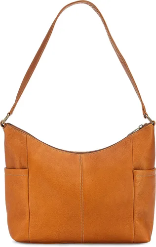 Vista 4 de Le Donne Bolso de hombro Cheyenne Hobo de cuero de grano completo para mujer