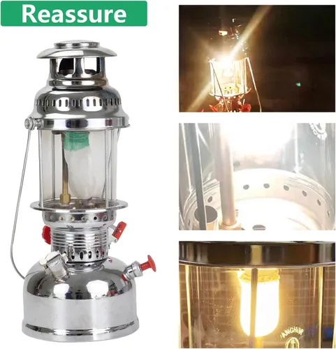 Vista 6 de 10 linternas de propano para farol de gas manto de luz de propano para acampar al aire libre linterna natural (10 unidades)