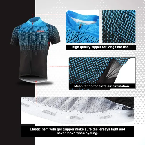 Vista 3 de BERGRISAR Camiseta de ciclismo de manga corta para hombre