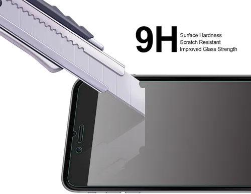 Vista 4 de Supershieldz mica protectora de vidrio templado para iPhone 6 y 6S, antirrayas, no deja marca de huellas digitales, no deja burbujas, 2