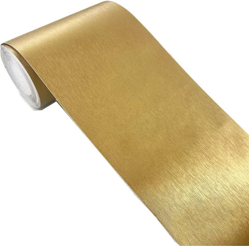 Vista 8 de TOOLDECO Calcomanías de metal de imitación cepilladas, autoadhesivas, bordes de pared, marco de puerta, marco de ventana, decoración de marco