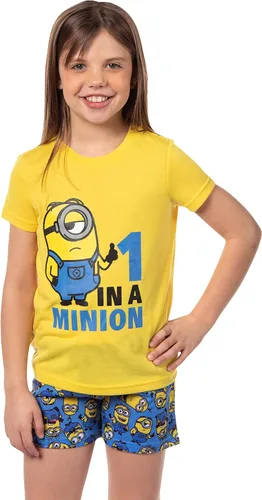 Vista 6 de INTIMO Despicable Me - Conjunto de pijama de Minions de película 1 en un Minion para niña