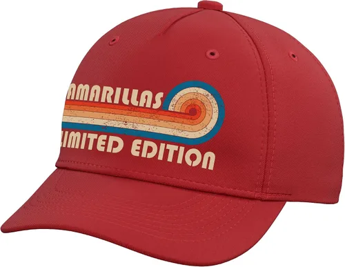 Vista 8 de AMARILLAS Retro 70s 80s Sunset Stripe Adjustable Baseball Hat