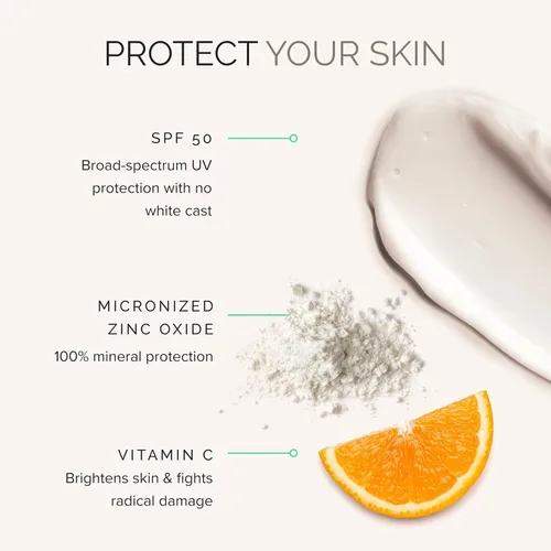 Vista 3 de MDSolarSciences Protector solar SPF 50 Mineral Moisture Defense para cuerpo y cara