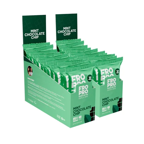 Vista 37 de FROPRO Barras de proteína vegetal – Barras de proteínas a base de plantas, totalmente naturales, sin gluten, lácteos y soja, barras altas