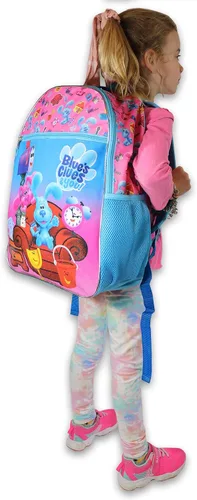 Vista 7 de Nickelodeon Blue's Clues & You Kids - Juego escolar de 5 piezas con mochila de 16 pulgadas, Rosado, Blue's Clues & You Girls - Mochila escolar de 5