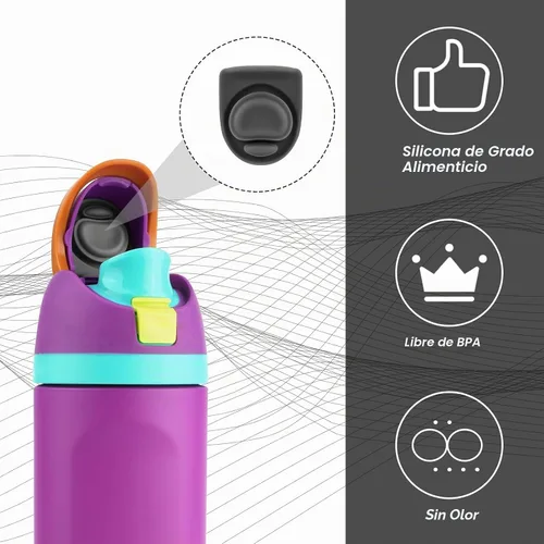 Vista 5 de PEUTIER Tapón de repuesto compatible con Owala FreeSip 24oz 32oz