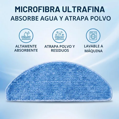Vista 7 de SmartClean V4 7997 Accesorios para Ionvac SmartClean V4 Kit de piezas de repuesto para aspiradora robot de vaciado, 2 cepillos principales