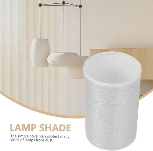 Vista 9 de OSALADI Sombra de lámpara moderna estrecha para el hogar, cubierta de luz decorativa de tela para pared de techo