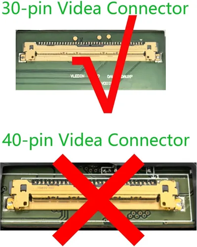 Vista 3 de Pantalla de repuesto de 14 pulgadas para Dell Latitude 3420 3430 3440 5400 5410 5420 5430 portátil LCD pantalla no táctil, HD 1366 x 768, 30 pines