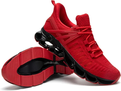 Vista 66 de TSIODFO Zapatillas de moda para correr y caminar para hombre