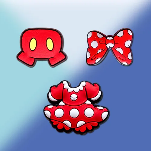 Vista 3 de Cartoon Shoe Charms for Clog Decoration Cartoon Animals Sandals Accessories for Kids Girls Boys Party's Favor