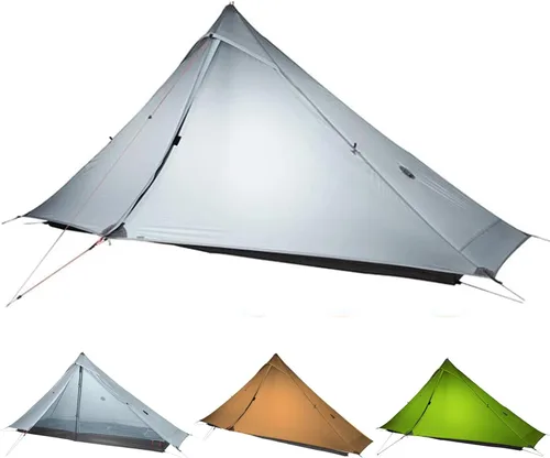 Vista 13 de 3F UL Gear Lanshan PRO Lanshan - Tienda de campaña ultraligera para 3 estaciones para 1 persona, tienda de campaña profesional impermeable