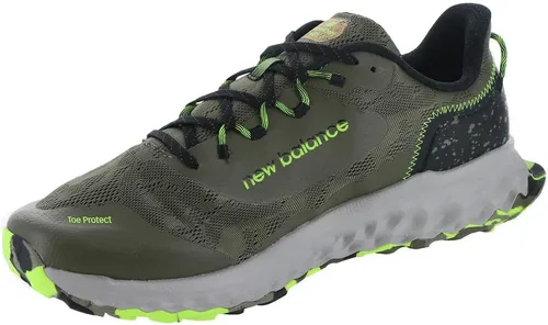 Vista 5 de New Balance Mens Fresh Foam Garoé V1Trail Running Shoe Camuflaje Oscuro/Negro/Verde Pixel