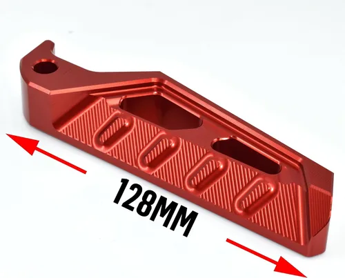 Vista 5 de ESPEEDMTC para YAMAHA Fazer FZ-1 FZ-6 FZ-6R FZ-8 FZ-8S FZ-25 Pasapiés trasero Pasapiés Pasador Pasador Ampliador Pedal CNC Reposapiés de aluminio