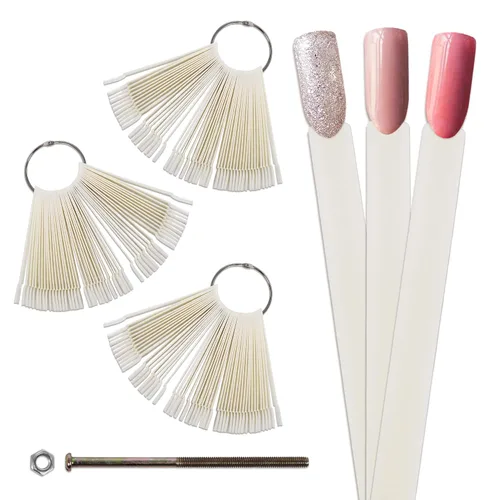 Vista 7 de Beauticom - Palillos transparentes para uñas (cantidad: 100 piezas)