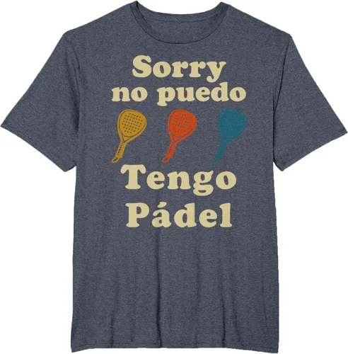 Vista 36 de Funny I Have Padel Player Sport en Español Camiseta Hombre