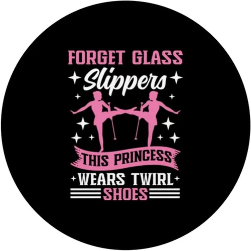 Vista 3 de Twirler Majorettes wears Twirl Shoes Baton Twirling PopSockets Swappable PopGrip