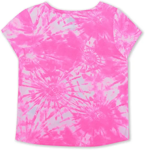 Vista 3 de LOL Surprise Dolls Neon Q.T - Conjunto de camisa y pantalones cortos para niñas pequeñas y grandes, color rosa