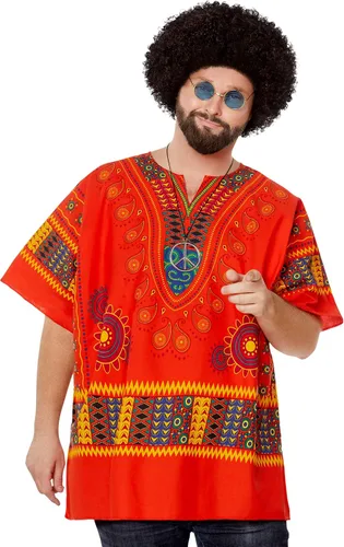 Vista 3 de Spirit Halloween Disfraz hippie adulto