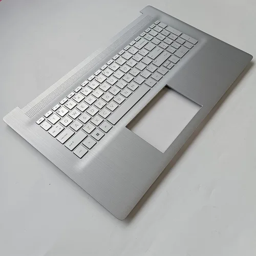 Vista 5 de Reemplazo de la caja superior del ordenador portátil Palmrest retroiluminado parte del montaje del teclado para HP 17-CN 17-CP17T-CN 17Z-CP