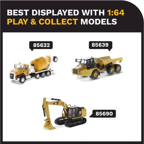 Vista 7 de 1/64 Hybrid Collection Series CAT 950M Cargador de ruedas Tenedor largo y cubo (2 troncos incluidos)
