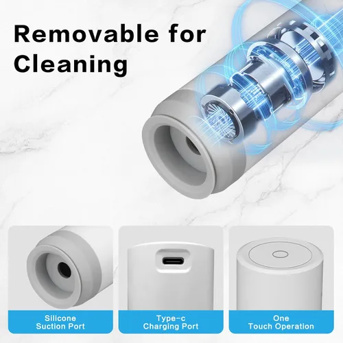Vista 6 de Sellador al vacío de mano para alimentos, potente máquina selladora al vacío, sellador de comidas, sellador de alimentos portátil