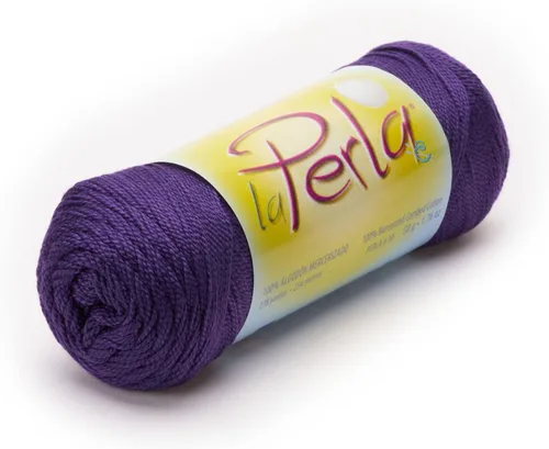 Vista 25 de LA Perla de Omega - Hilo Perle 100% algodón mercerizado ideal para ganchillo fino - Color: 01 - Blanco 601
