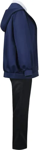 Vista 4 de NOFONDA Makima Reze Power - Disfraz de cosplay para mujeres y niñas, anime de Halloween, camisa y pantalones, chaqueta